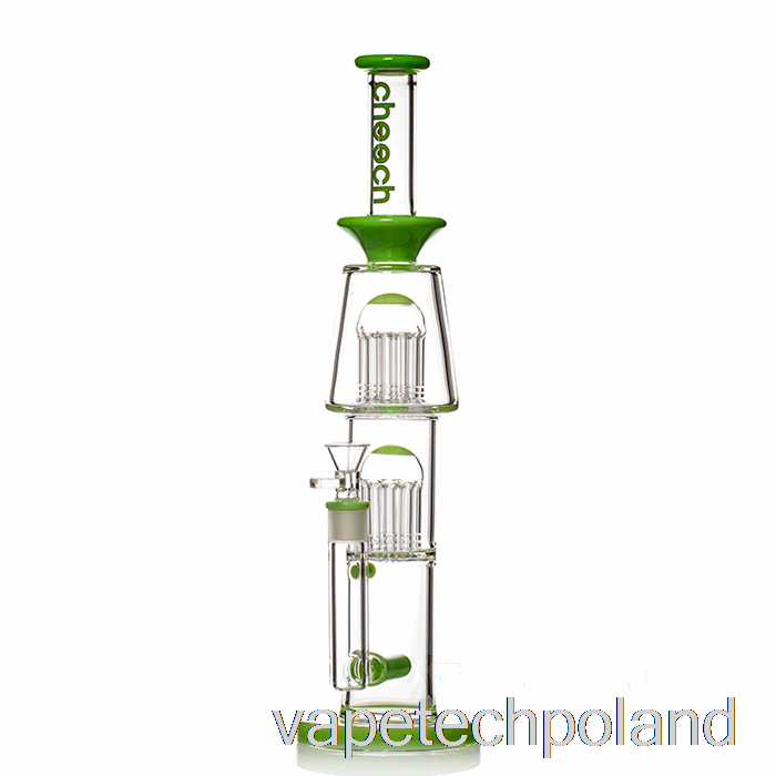 Vape Pen Cheech Glass Dual Tree Inline Bong Zielony